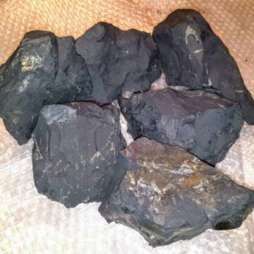 Shungit russinsk den magiske sten over 1200 gr