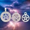 Tibetansk sølv pentagram