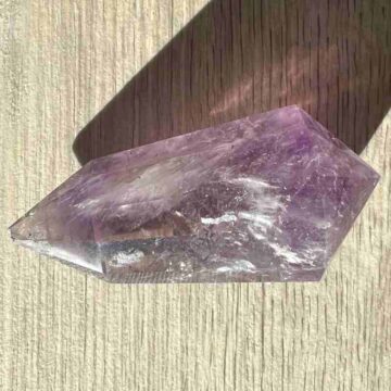 Ametyst healerstav dobbelt term. stav 146 gr.