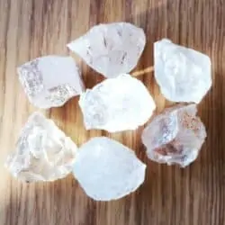 Rå bjergkrystal 3- 25 gr.