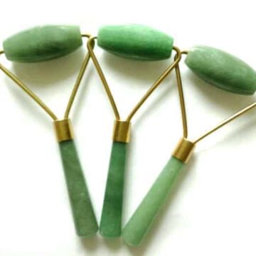 Grøn jade face rollers