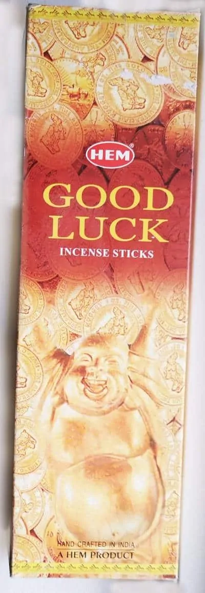 Good Luck røgelsespinde 8 styk pakke fra hem
