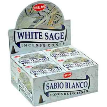 Hvid salvie kegler HEM