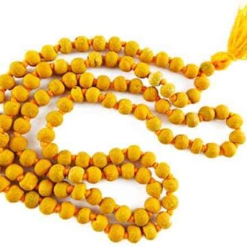 Haldi Mala (Gurkemeje) 108 + 1 Perle