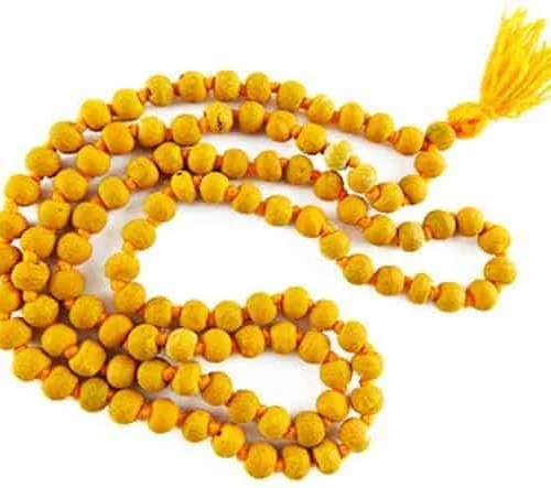Haldi Mala (Gurkemeje) 108 + 1 Perle