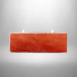 Himalaya saltlampe firkantet 2 fyrfadslys