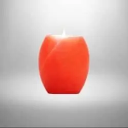 Himalaya saltlampe tromle til fyrfadslys