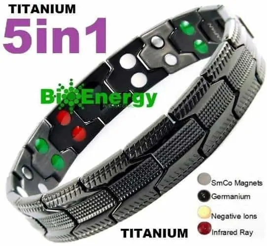 Titanium magnetisk armbånd (1)