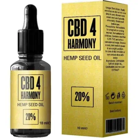 CBD olie eller cannabisolie 20% alkohol