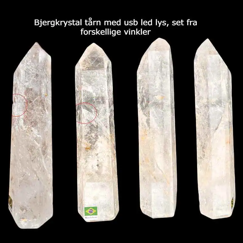 bjergkrystal tårn 1957 gram set fra forskellige sider2