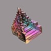 Regnbue Bismuth krystal 68 gr 4,6 cm