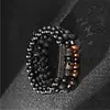 Lavasten og tigerøje afterlife armbånd