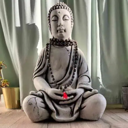 Håndlavet Lotus seed Japa Mala 108+1 bedekæde