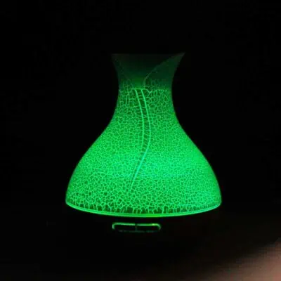 Palma Aroma Diffuser grønt led lys