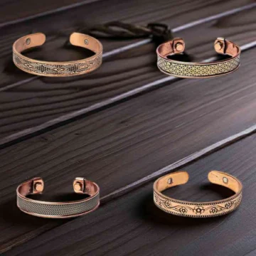 kobber armbånd magnetisk 1098 gauss
