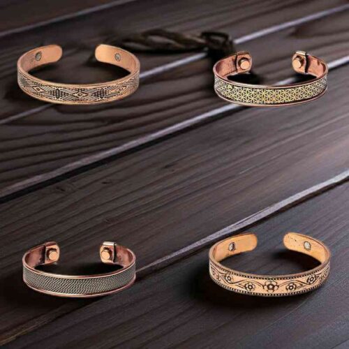 kobber armbånd magnetisk 1098 gauss