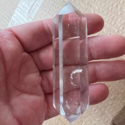 Dobbelt termineret bjergkrystal 8-9 cm1