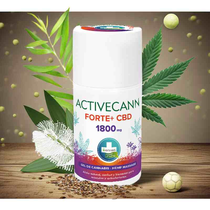 Activecann Gel Forte+ 1.800 mg CBD din sportsgel