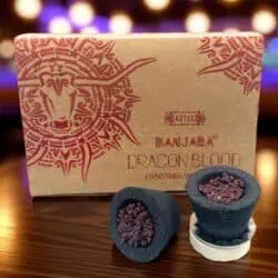 Dragons Blood Resin røgelseskopper naturlig harpiks og trækul