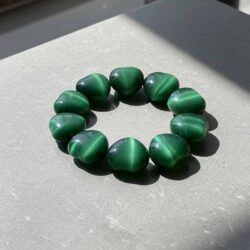 Katteøje hjerte grøn