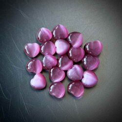 Katteøje hjerte pink