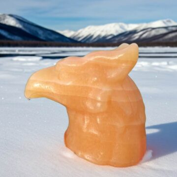 Orange Calcit ørn