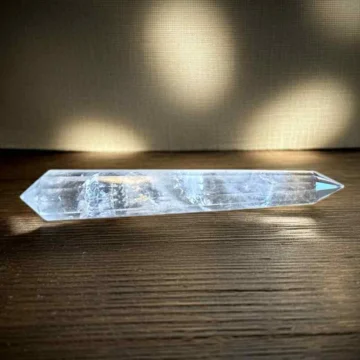 Vogel Inspireret bjergkrystal 12 sidet ca 16,9 cm