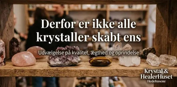 Derfor er ikke alle krystaller skabt ens, sådan vælger vi vores sten