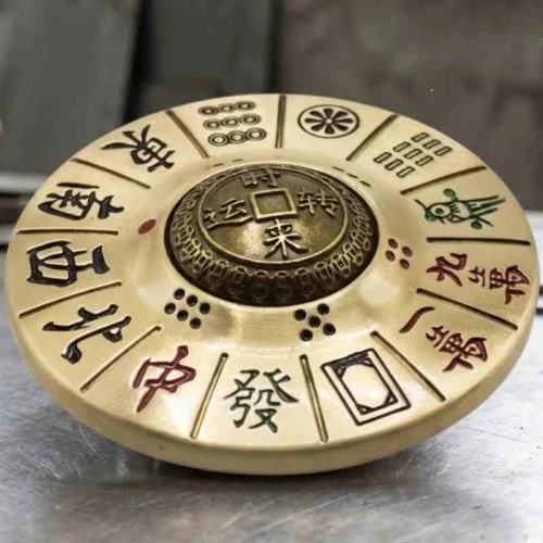 Feng shui spinner med mahjong brikker